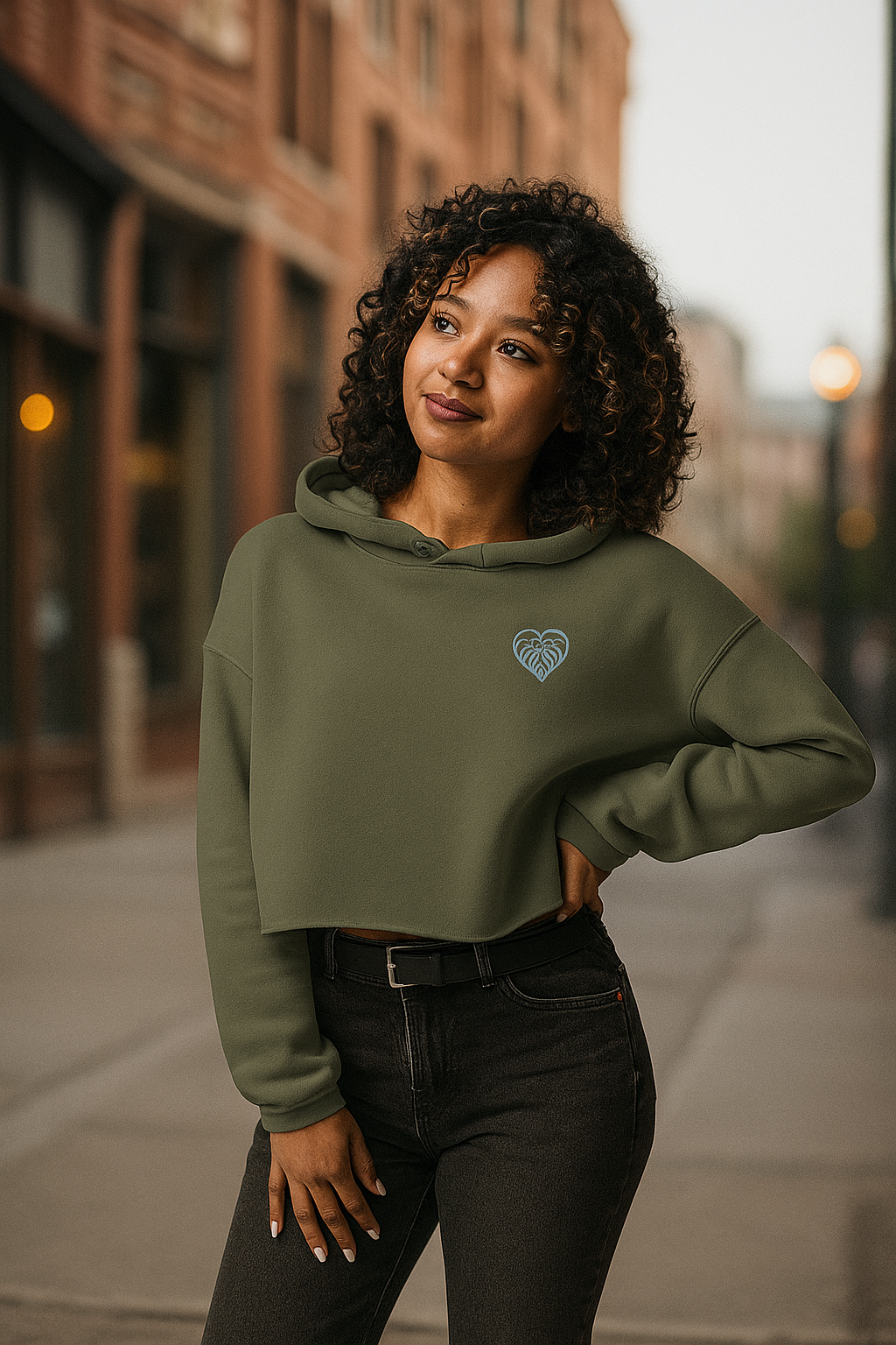 Valkon Essential Cropped Hoodie