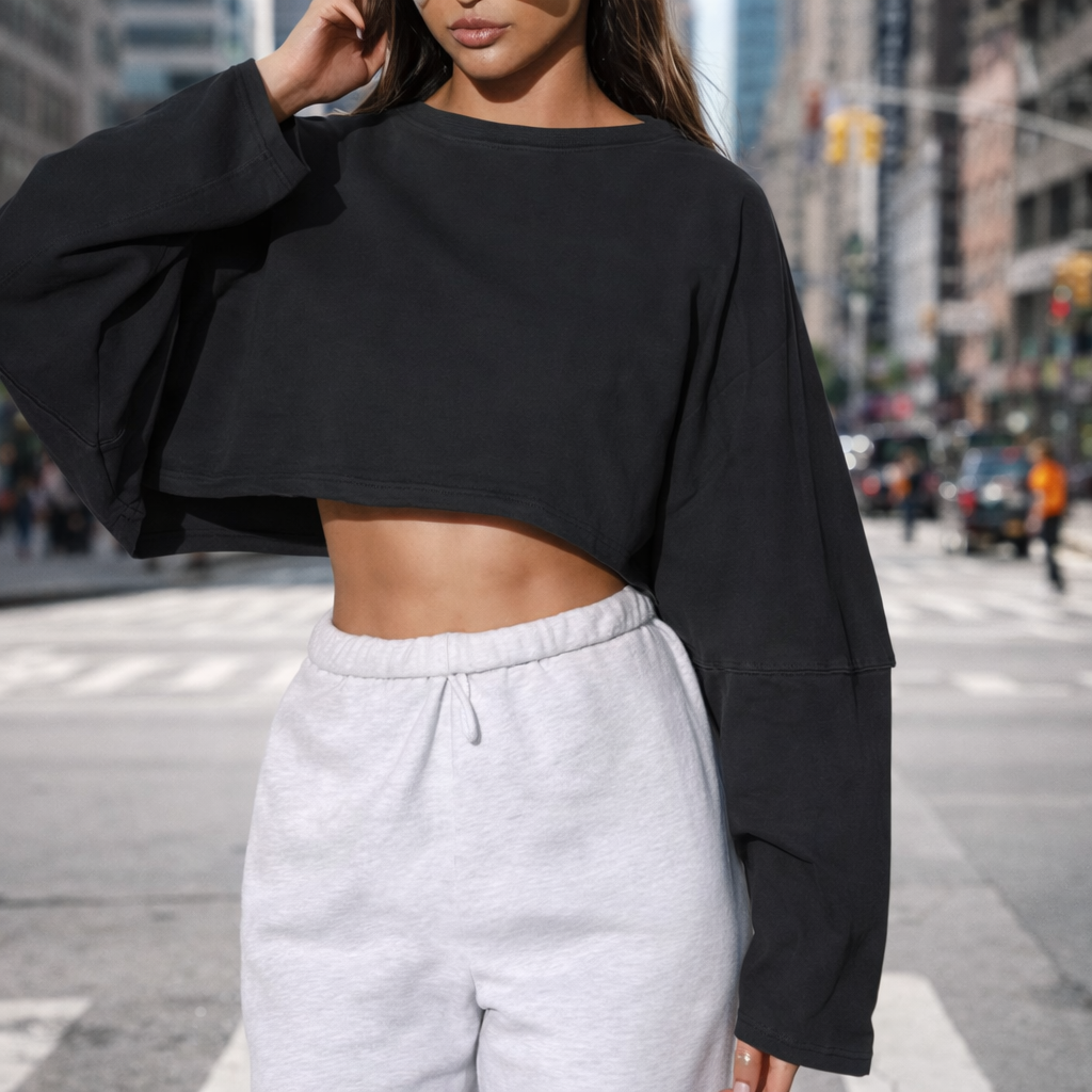 Valkon SoftTouch Cropped Hoodie